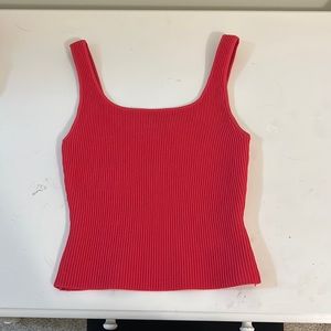 Pinky red aritzia babaton tank
